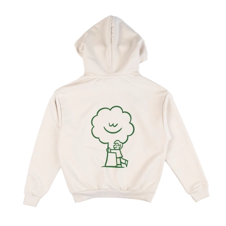 Bluza damska Treehugger  –  Julia Kamińska x Obiektor x FAVNA - off white